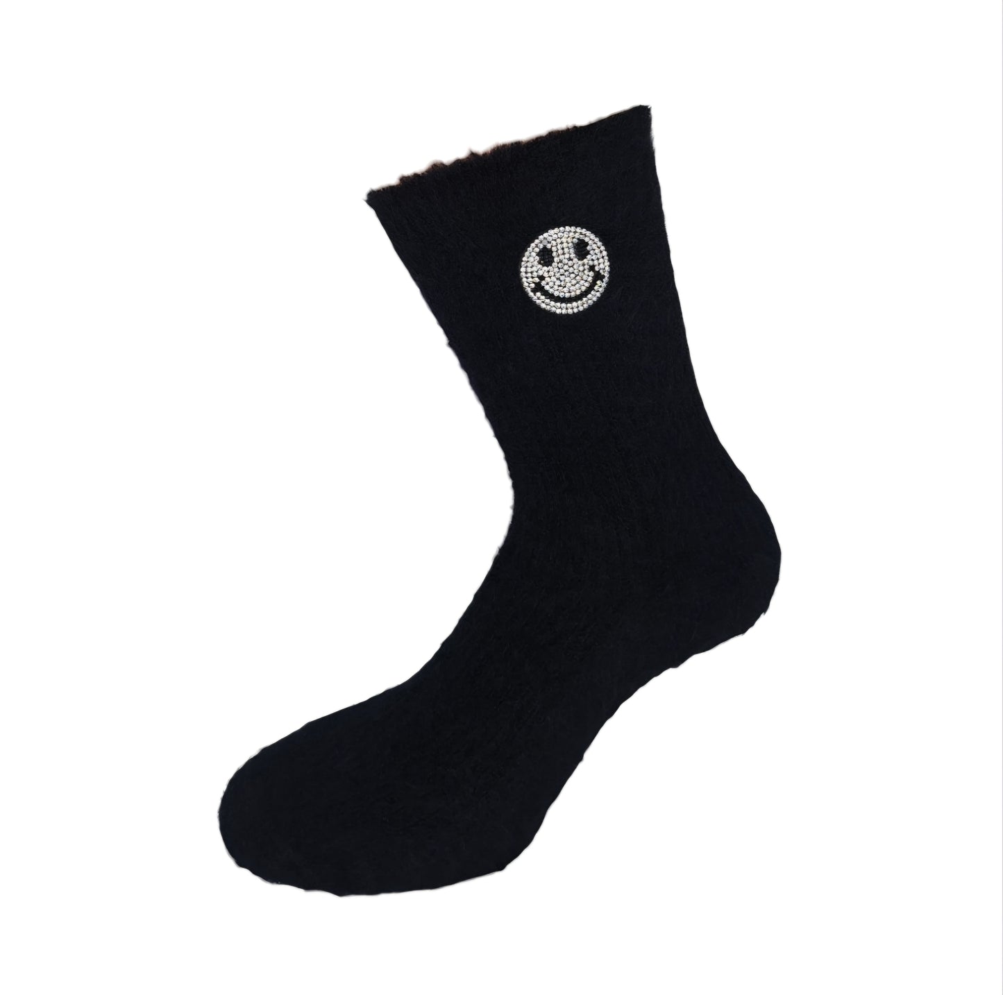 Kuschelsocke Damen Medium Smiley