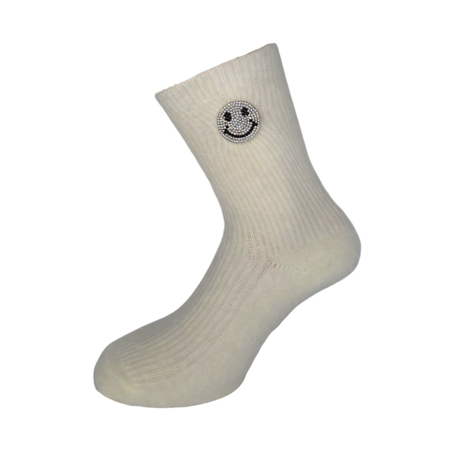 Kuschelsocke Damen Medium Smiley
