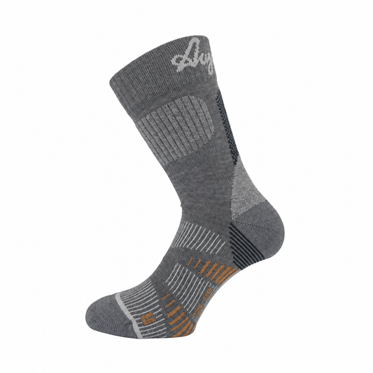 Graue Socke Seitenansicht
