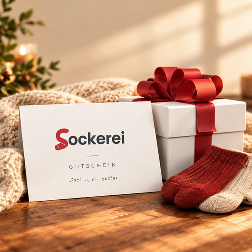 Sockerei Gutschein auf Deutsch